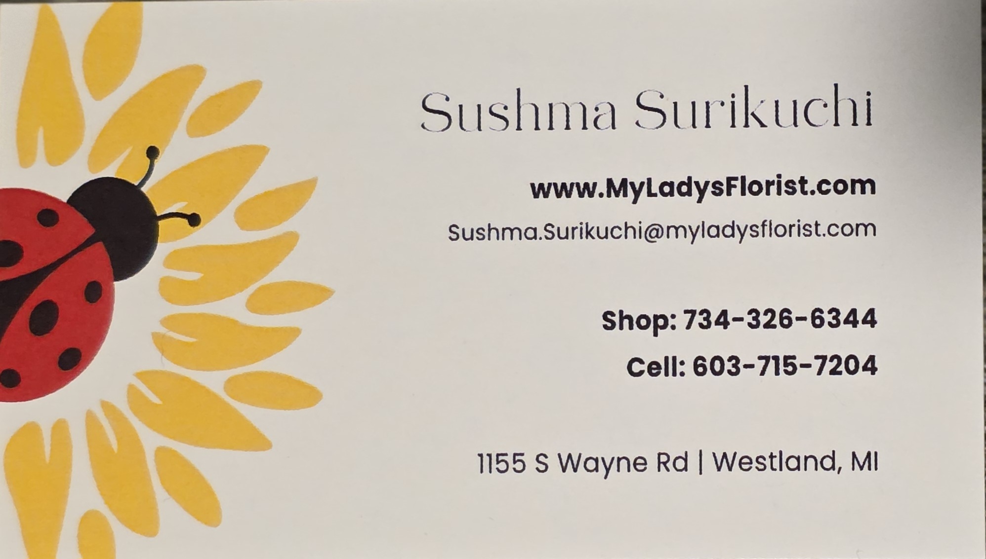 My Lady's Florist | Sushma Surikuchi